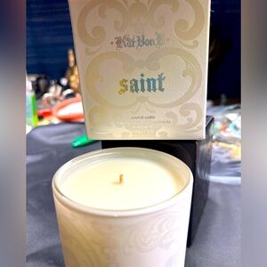 Super rare kat von d luxurious Saint scented candle